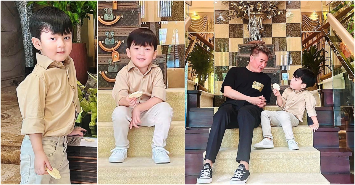 Con trai Đàm Vĩnh Hưng mới tí tuổi đã trổ 'cụ non': Yêu sách khiến ba phải nịnh 'hết nước, hết cái'