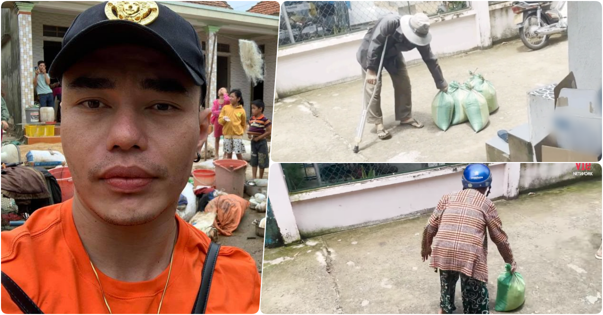 Phát gạo cho người khuyết tật trên nền đất, Lê Dương Bảo Lâm bị trách: 'Để lên bàn hay hơn' - Vimarsana News
