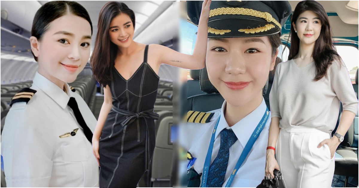 Nhan sắc đời thường của các nữ phi công Việt, rời buồng lái quyến ...