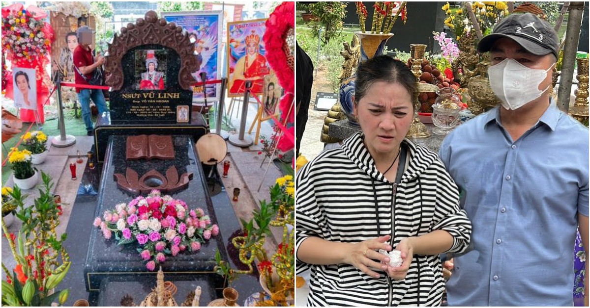 Mộ NS Vũ Linh có vật thể lạ, Hồng Loan lên tiếng 'xin đừng làm vậy': Yêu  thương nhưng đừng tự ý